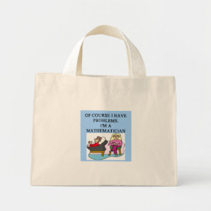 Mini Tote Bag Blague de psychologie MATH
