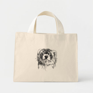 Mini Tote Bag borsa con furetto