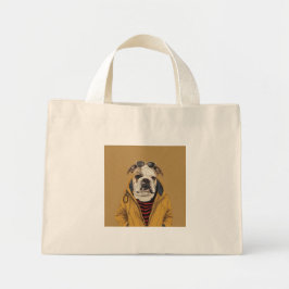 Mini Tote Bag Bulldog anglais
