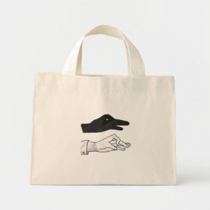 Mini Tote Bag Canard Silhouette main