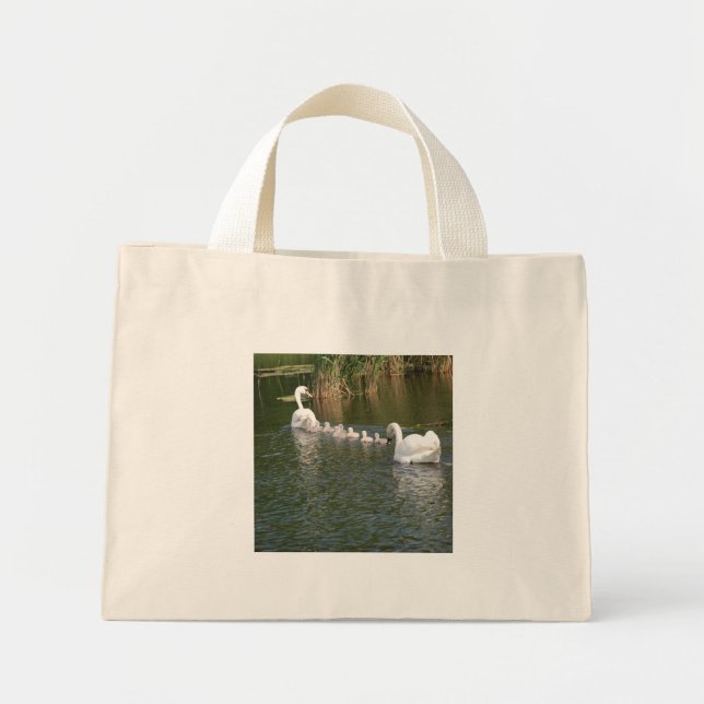 Mini Tote Bag canards mignons (Devant)