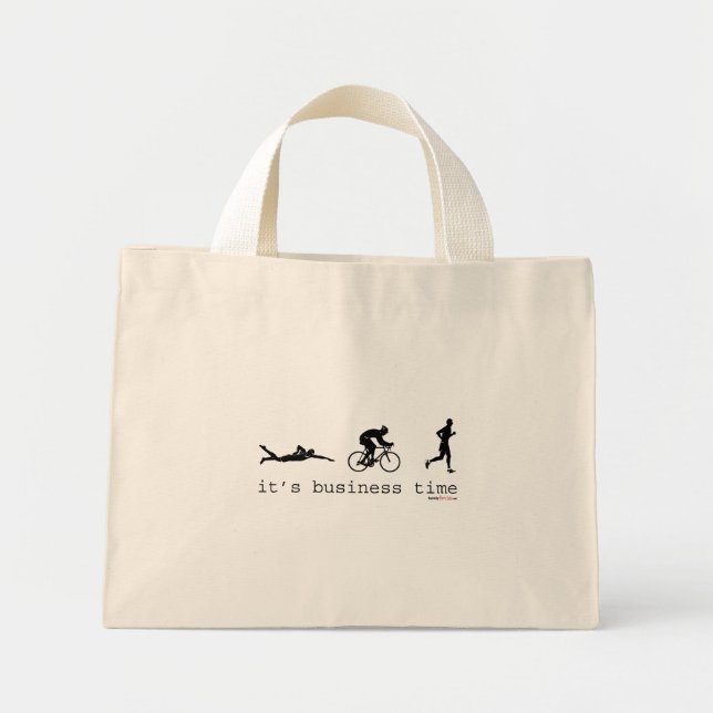 Mini Tote Bag C'est l'heure des affaires (Devant)