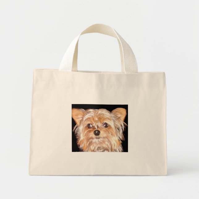 Mini Tote Bag Chien 4, Minuscule Fourre-tout (Devant)
