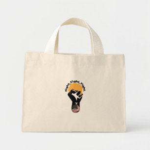 Mini Tote Bag Combattre, combattre, combattre