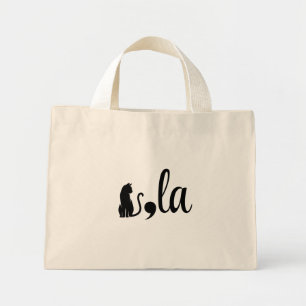 Mini Tote Bag Comma La Kamala Harris - maman chat pour Kamala