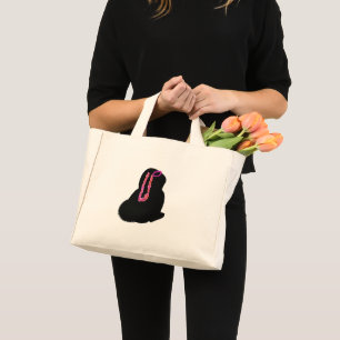 Mini Tote Bag Costume de lapin d'Halloween rose