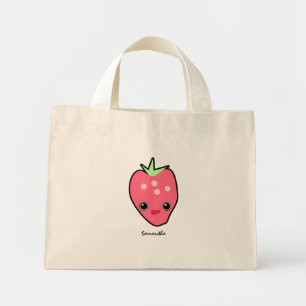 Mini Tote Bag Cute Kawaii fraise