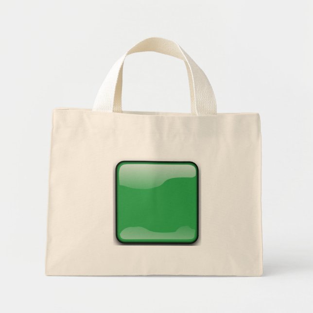 Mini Tote Bag Drapeau de la Libye (Devant)