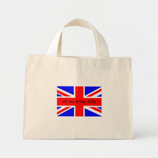Mini Tote Bag Drapeau du Royaume-Uni VE jour 2025