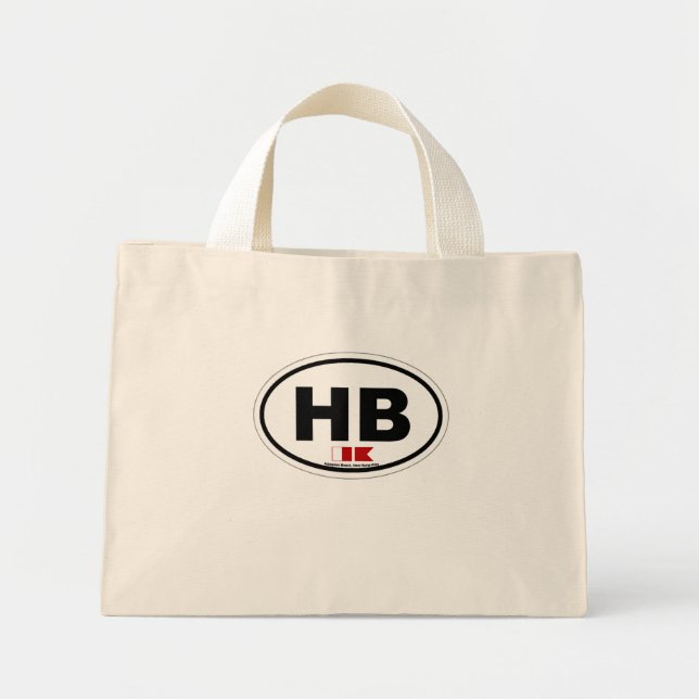 Mini Tote Bag Hampton Beach. (Devant)
