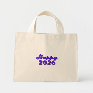 Mini Tote Bag Happy 2026