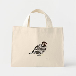 Mini Tote Bag His Eye is on the Sparrow - Jumbo Tote
