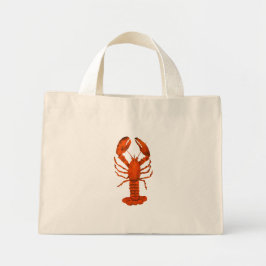 Mini Tote Bag Homard rouge