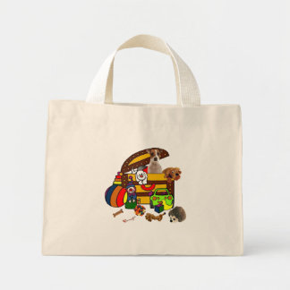 MINI TOTE BAG JACK RUSSELL DANS LA BOÎTE DE JOUETS