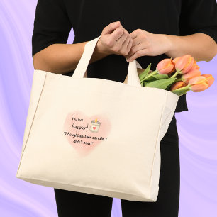 Mini Tote Bag J'ai acheté une autre bougie dont je n'avais pas b