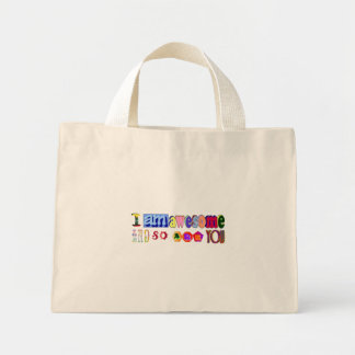 Mini Tote Bag Je suis génial