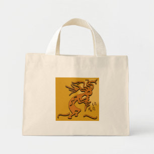 Mini Tote Bag Joueur de Kokopelli