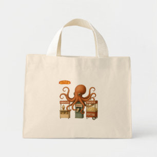 Mini Tote Bag La cabane de snacks du cirque d'Otto