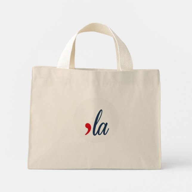 Mini Tote Bag La Kamala Harris. (Dos)
