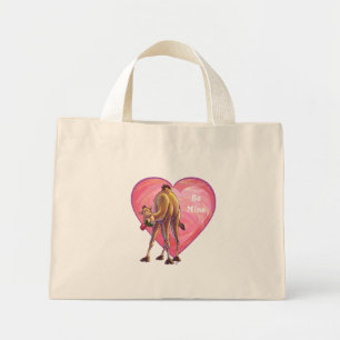 Mini Tote Bag La Saint-Valentin au chameau