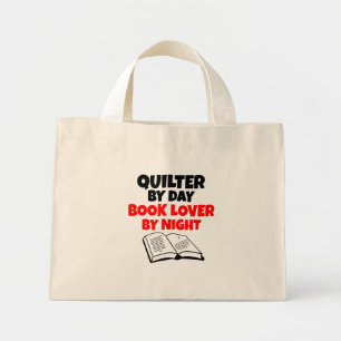 Mini Tote Bag Livre Lover Quilter