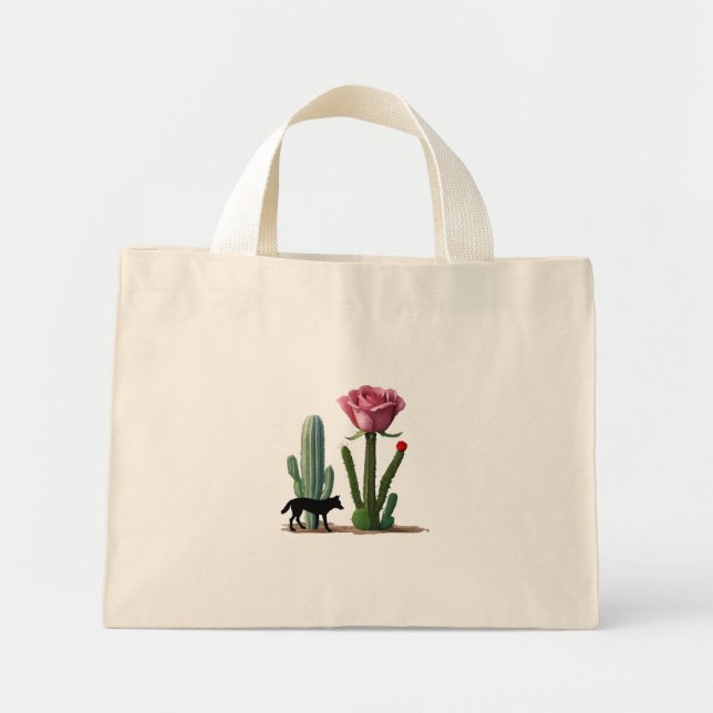 Mini Tote Bag Loup8 : (Devant)