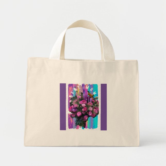 Mini Tote Bag Maman ! (Devant)