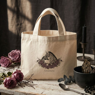Mini Tote Bag Maman Zèbre Capricieux et Bébé