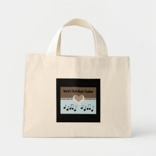 Mini Tote Bag Meilleur professeur de musique du monde