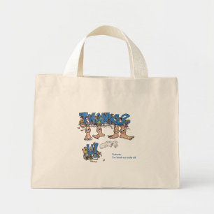 Mini Tote Bag Merci personnalisé Fourre-tout