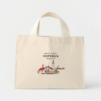 Mini Tote Bag Musée des épaves du Grand Lac de Whitefish Point S