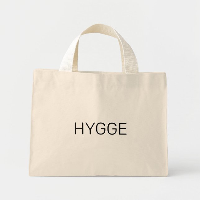 Mini Tote Bag Noir hybride (Devant)