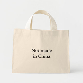 Mini Tote Bag Non fabriqué en Chine