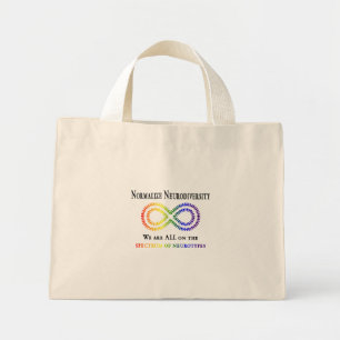Mini Tote Bag Normaliser la Neurodiversité