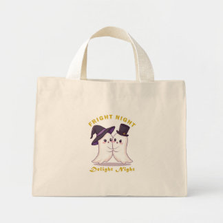 Mini Tote Bag nuit d'Halloween