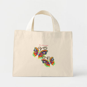 Mini Tote Bag Papillon rouge Thunder_Cove