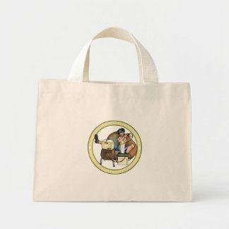 Mini Tote Bag PMS Handbag - Pandora's Box Gold 2