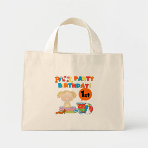 Mini Tote Bag Pool Party 1er Anniversaire T-shirts et cadeaux