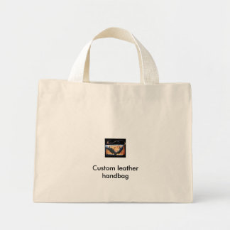 Mini Tote Bag Porte-monnaie en cuir personnalisé