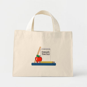 Mini Tote Bag Professeur espagnol (Notebook)