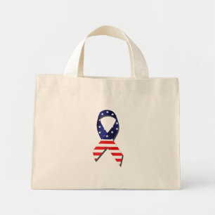 Mini Tote Bag Ribbon USA