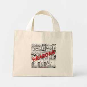 Mini Tote Bag Saisons de bande: la borsa per la spesa