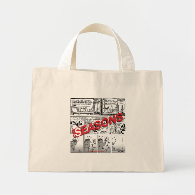 Mini Tote Bag Saisons de bande: la borsa per la spesa (Devant)
