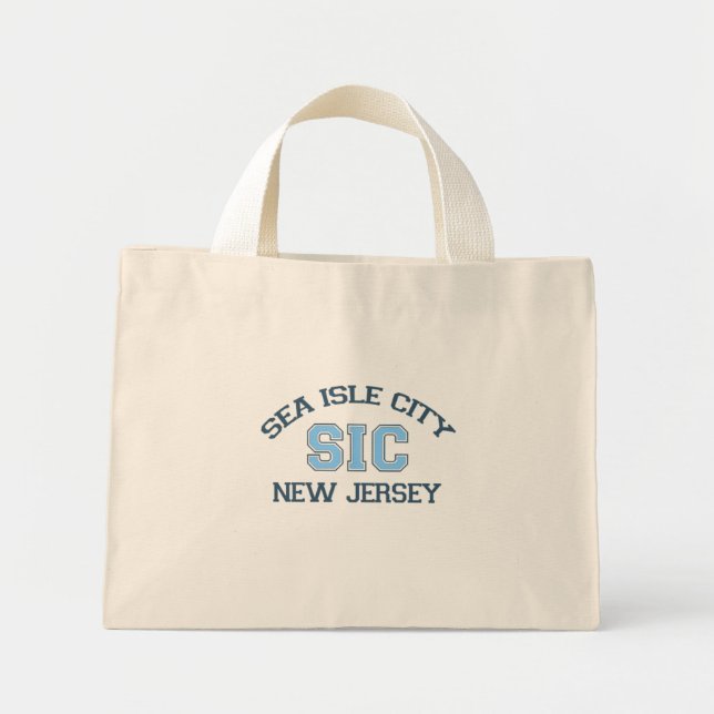 Mini Tote Bag Sea Isle City. (Devant)