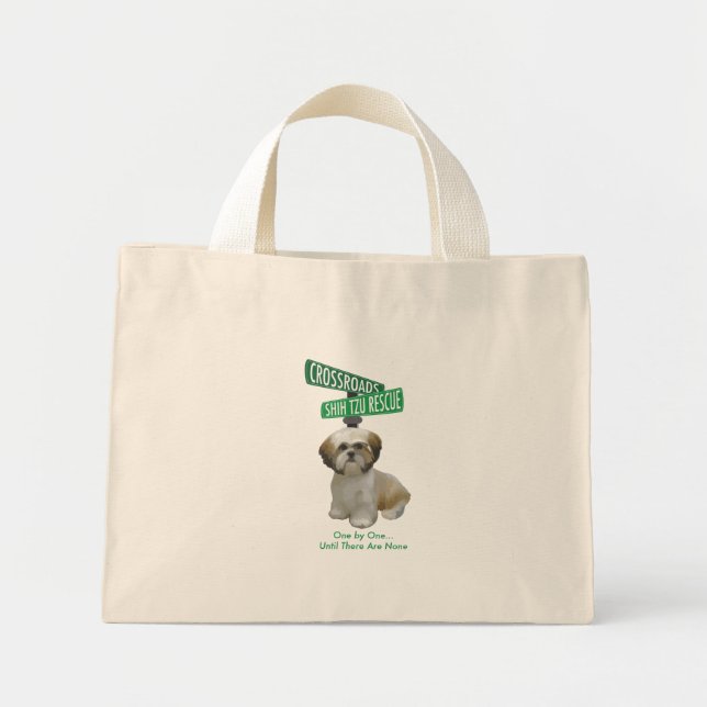 Mini Tote Bag Secourt de Crossroads Shih Tzu (Devant)
