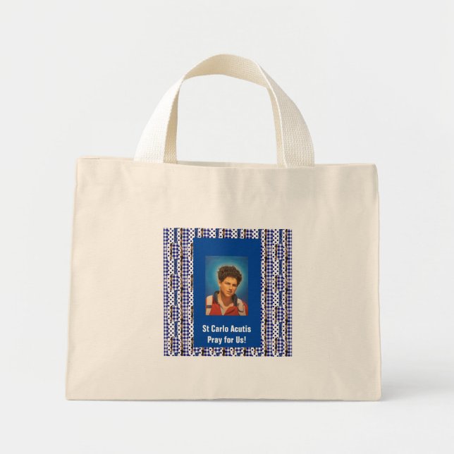 Mini Tote Bag St Carlo Acutis (Devant)