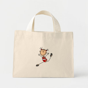 Mini Tote Bag Stick Girl Gymnast Bags