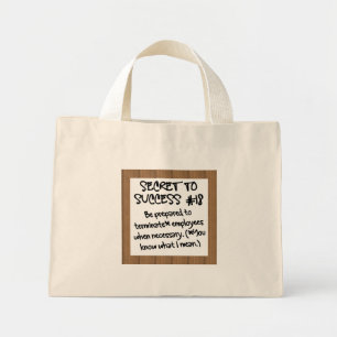 Mini Tote Bag Supprimer les membres d'équipe improductifs