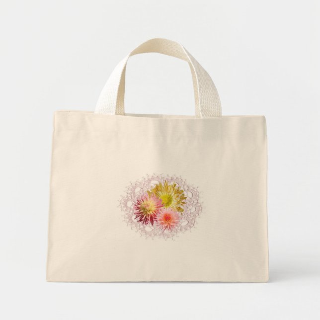 Mini Tote Bag TâcheFleur (Devant)