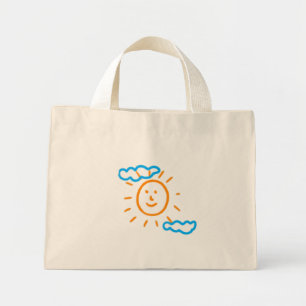 Mini Tote Bag Télécharger des enfants Dessiner Transformer des e